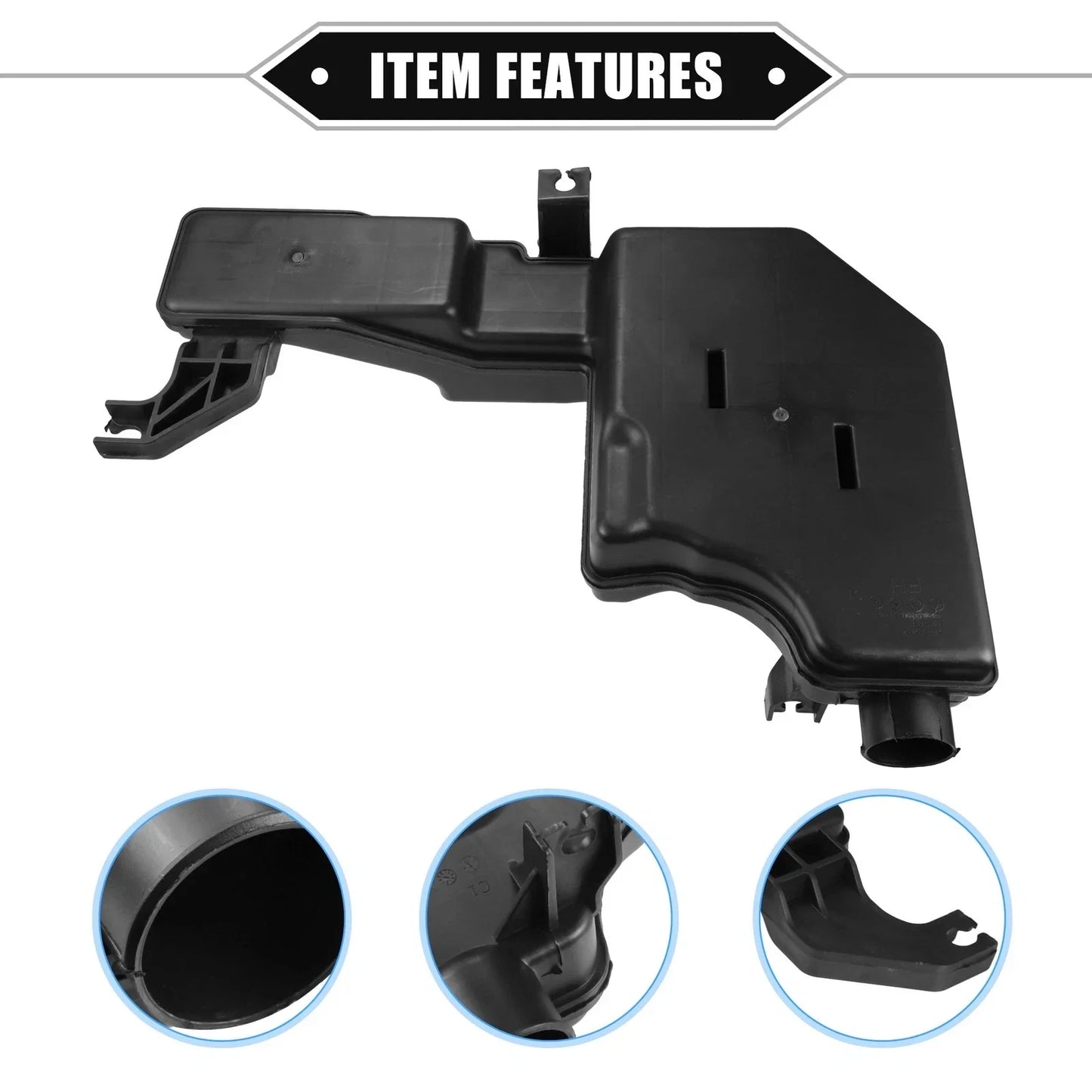 Car Engine Air Intake Resonator for Honda HR-V 2016-2022 1.8L Black