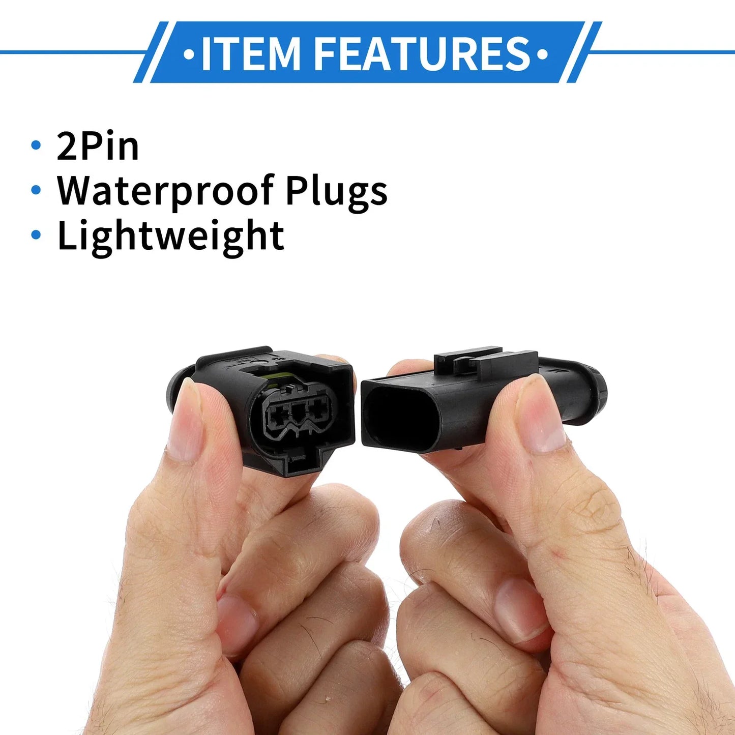 2 x Pin Air Pump Connector Plug for Mercedes-Benz