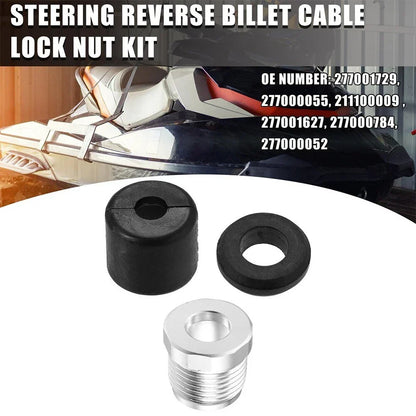4Pcs Steering Reverse Aluminum Cable Lock Nut for SeaDoo