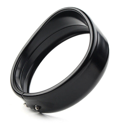 5.75" Headlight Trim Ring Visor for Harley Dyna Street Bob (1994-2020)