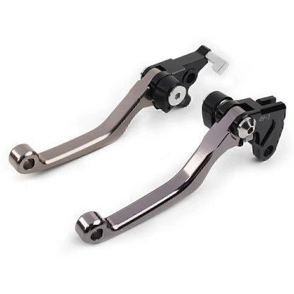 Aluminum Pivot Dirt Clutch Brake Levers for Kawasaki KLX250 D-Tracker (93-97)