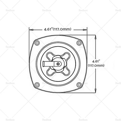 Black Water Inlet with Pressure Regulator for Caravan RV Boat