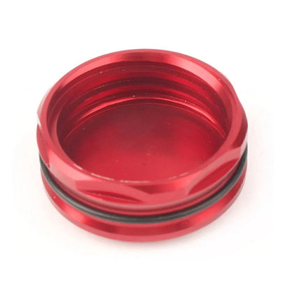 37MM CNC Rear Brake Fluid Reservoir Guard for Kawasaki Yamaha Suzuki Honda Red