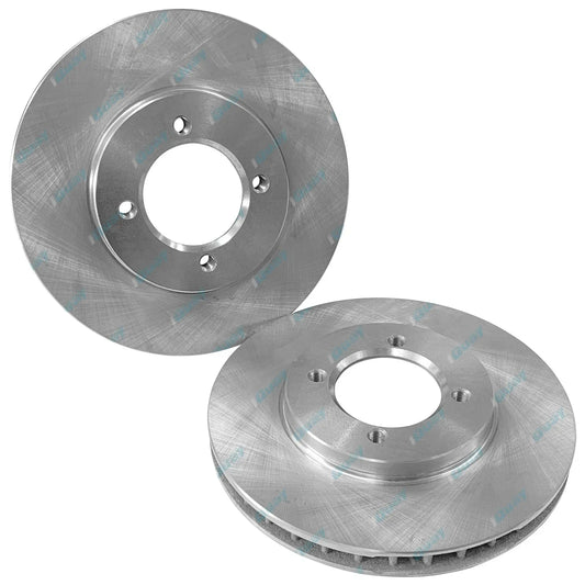2 Front Disc Brake Rotors for Toyota Townace KR42 YR39 4cyl 1.8L 2.0L 1992-2003
