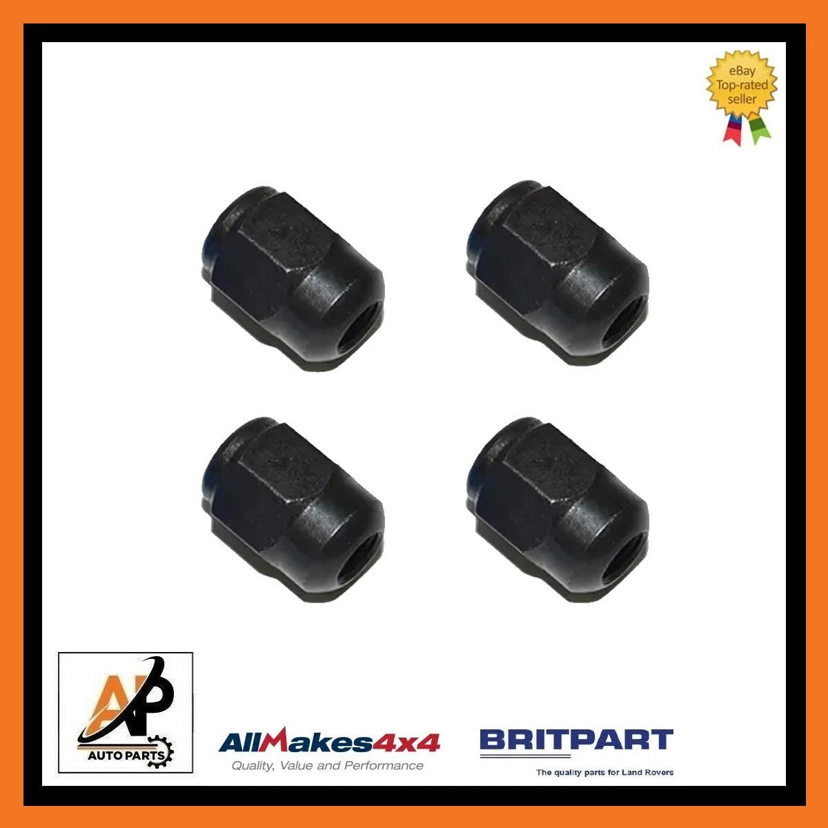 Alloy Wheel Nuts x4 OEM Replacement for Land Rover Freelander 1 (1996–2006)