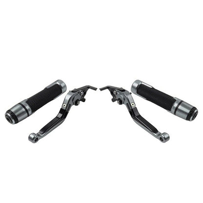 Titanium Extendable Brake Clutch Levers Grip Set for Yamaha YZF R3 R25 (2015-2023)