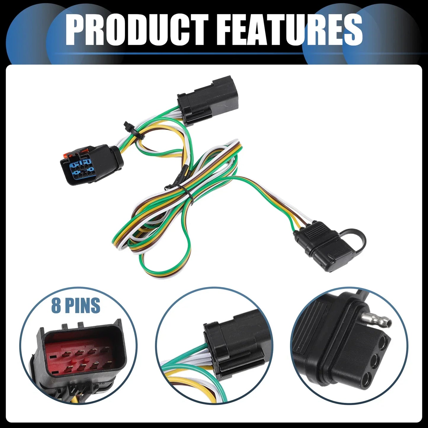 4-Pin Trailer Wiring Harness Kit for Dodge Ram 3500 (2010)