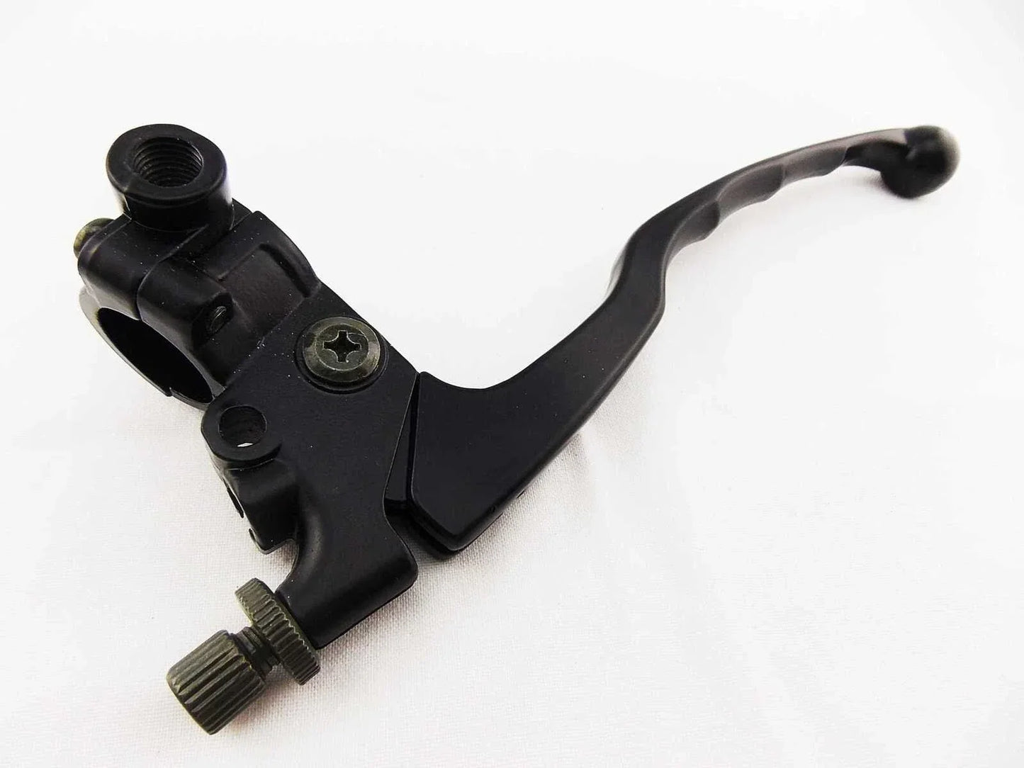 Black Forseti Front Brake & Clutch Lever Bracket Assembly for Yamaha DT400 (77-81)