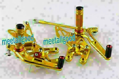 Rearset Rear Set for Kawasaki Ninja ZX10R (2004-2005) Gold Motorcycle