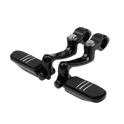1-1/4 in Highway Engine Guard 360 Adjustable Footpegs for Harley Touring