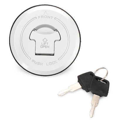 Silver CNC Gas Fuel Tank Cap for Honda CB600F Hornet, CBR250R (1998-2015)