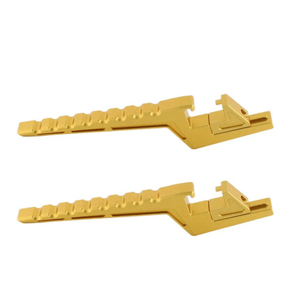 Gold Passenger Foot Peg Extensions for Surron Light Bee X/S X/L1E (2020-2023)
