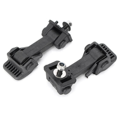 Hood Latch Lock Catch Mount Kit for Jeep Wrangler JK (2007-2017)  Black