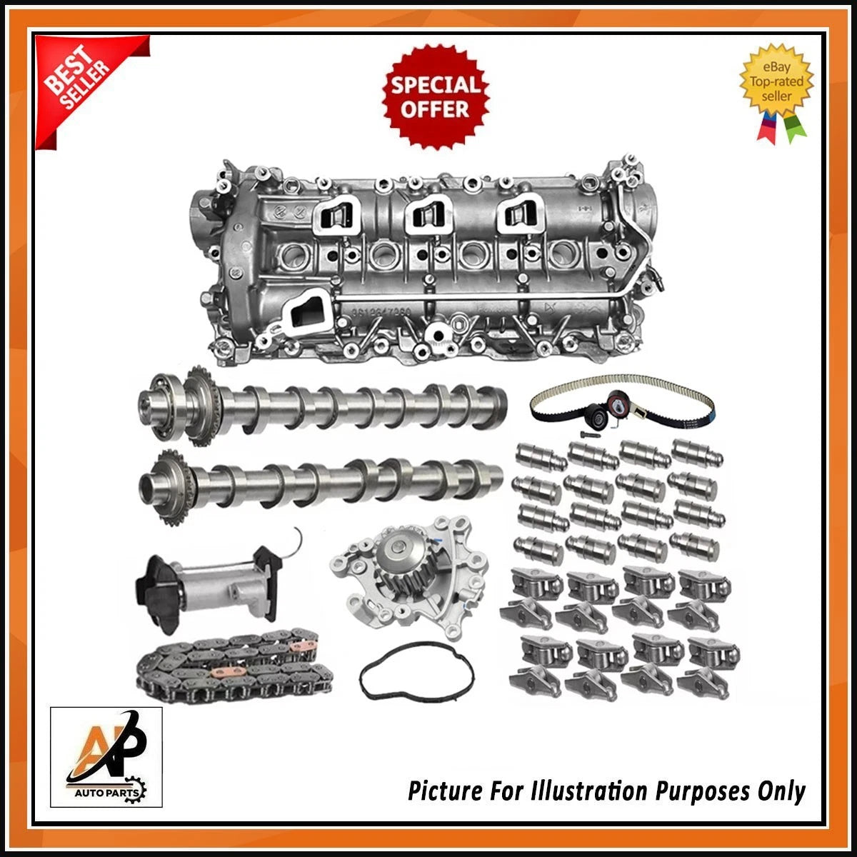 Complete Camshaft Kit with Timing Belt Kit for Peugeot 1.5 BlueHDi (2013–2022)