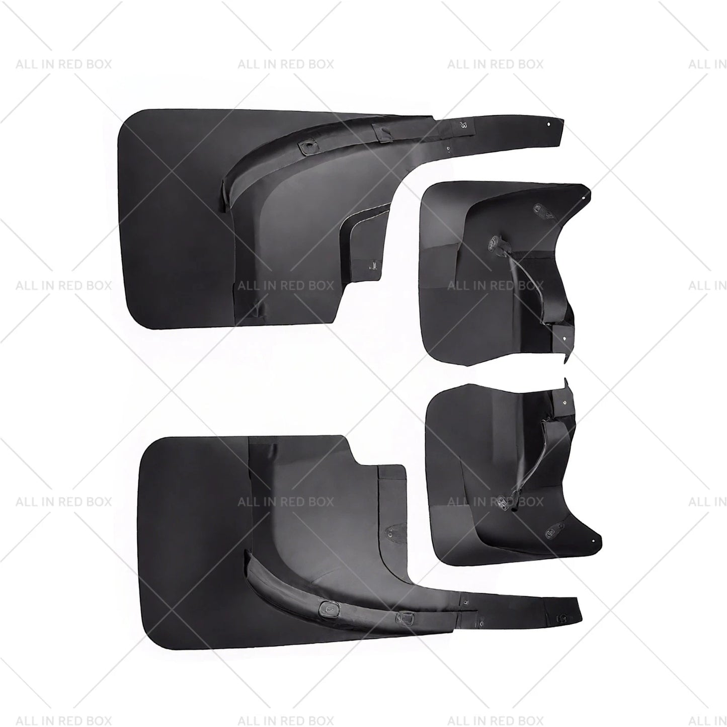 4x Mud Flaps Splash Guards for Toyota Land Cruiser Prado (2003-2009)