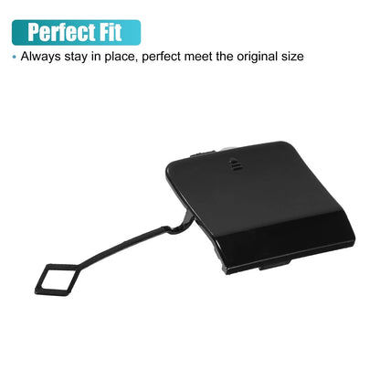 Rear Bumper Tow Hook Cap for Mercedes Benz E-Class (2010-2016) Black