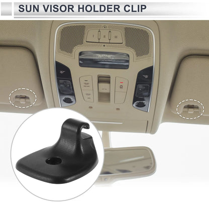 Sun Visor Holder Clip for Chrysler Sebring, Dodge Avenger (2007-2010) Black