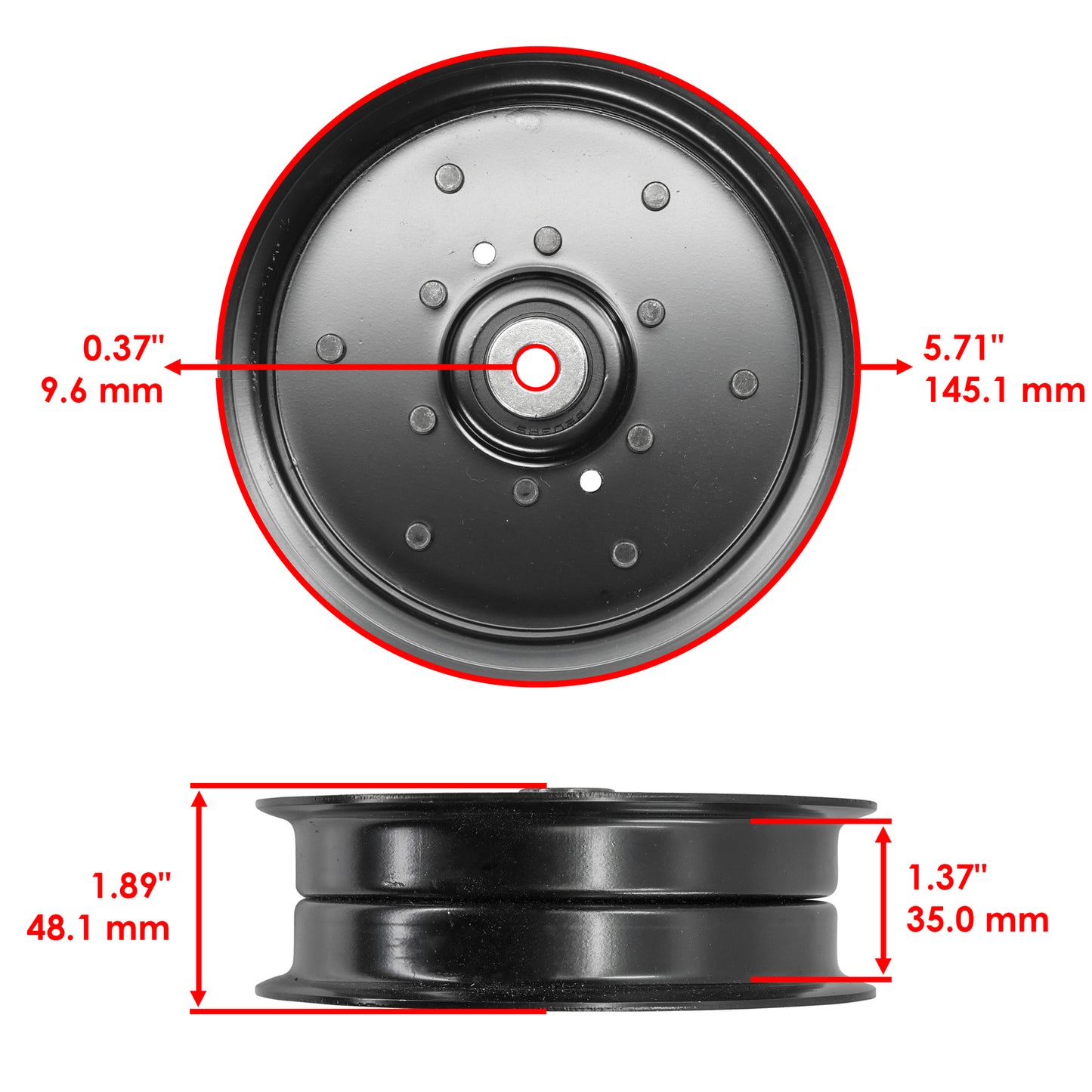 Deck Belt Idler Pulley Replacement for Husqvarna GT2254 GTH2254 (2007–2013)