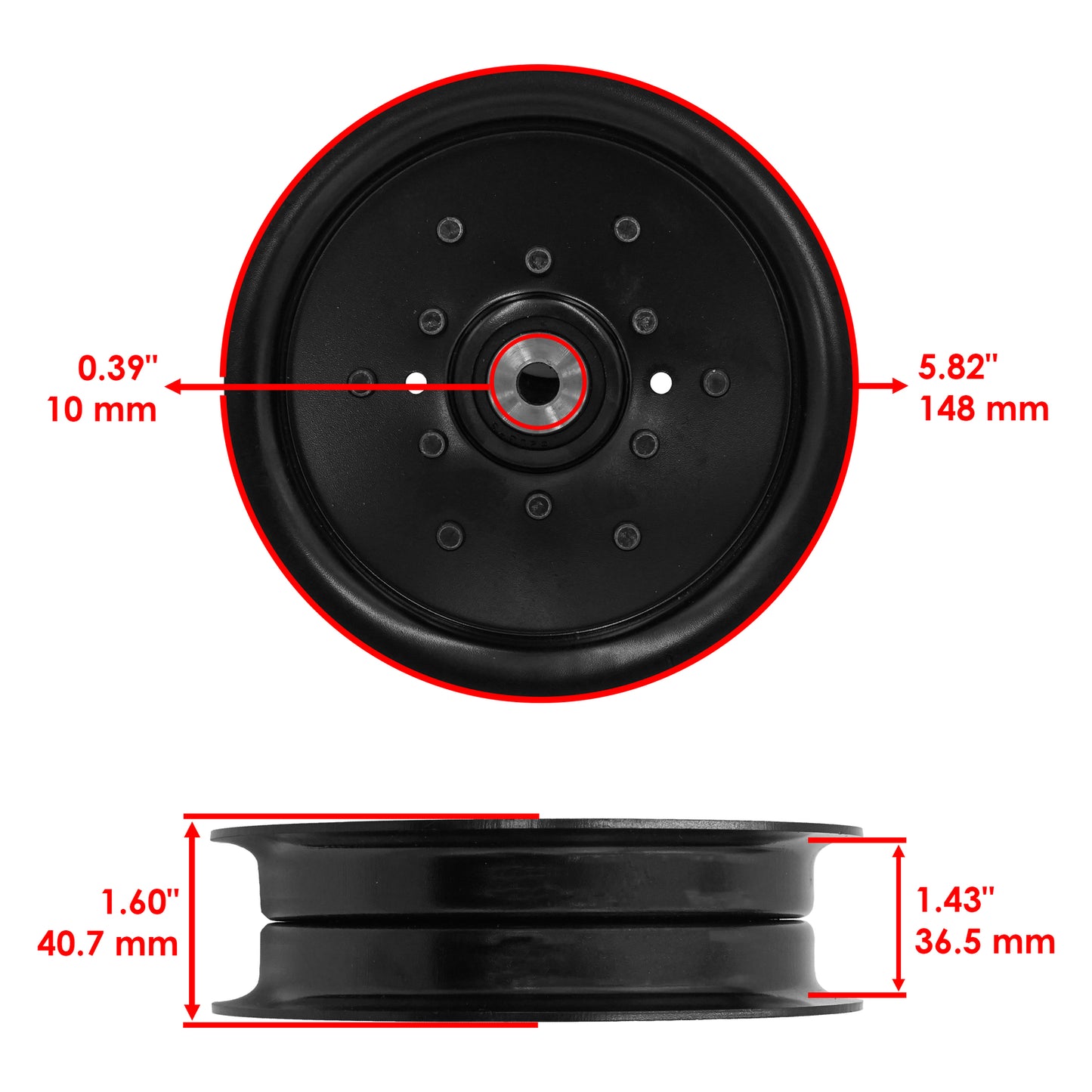 Deck Pulley Replacement for Snapper ZT 21548 ZT 21552 ZT 2348 (2012–2018)