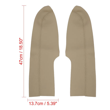 Front Door Panels Armrest Covers 2 x Beige for Honda Civic Sedan (2006-2011)