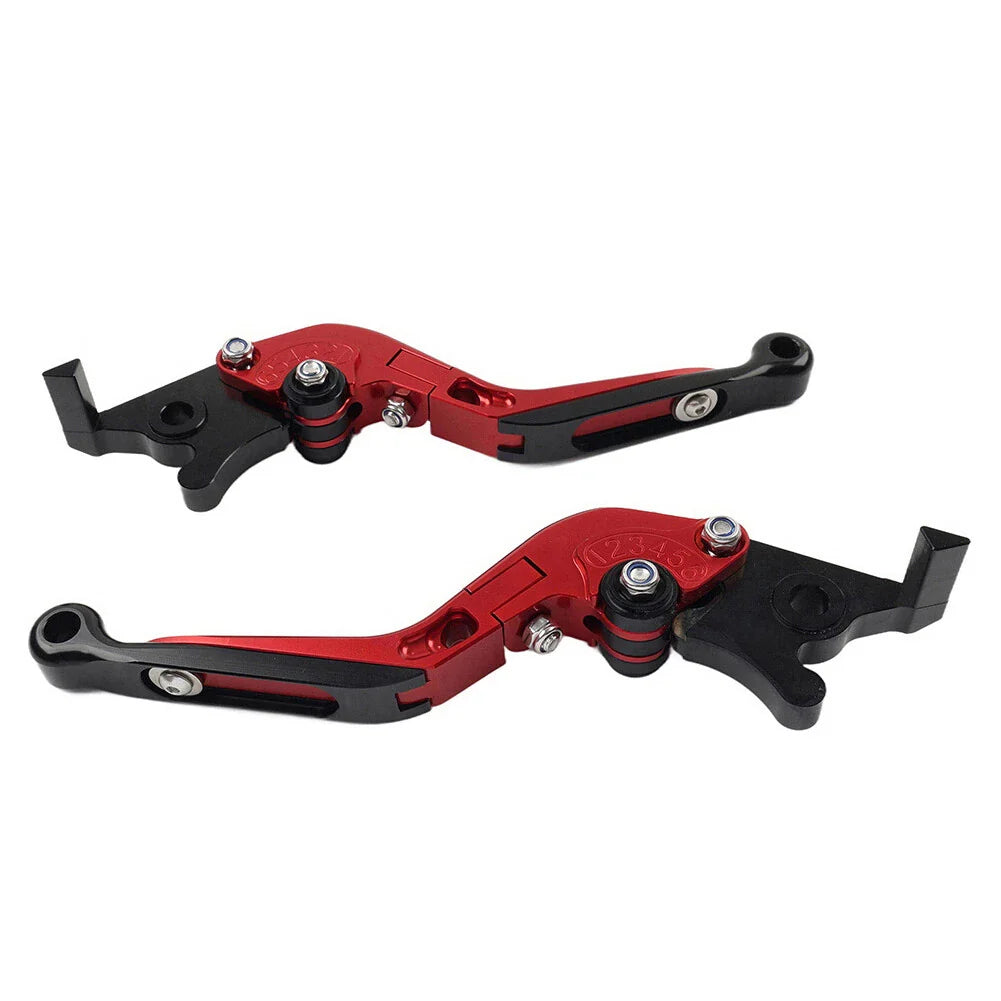 Red CNC Extendable Brake Clutch Levers for BMW S1000XR (2015-2021)