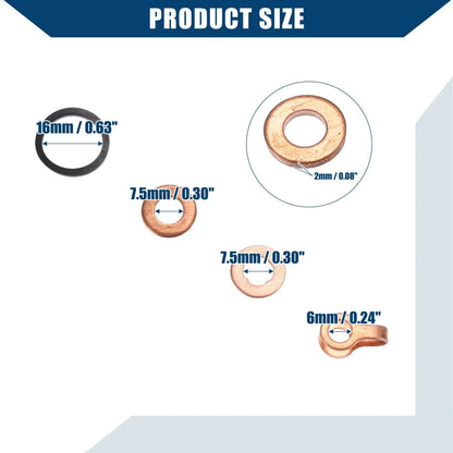 Fuel Injector Seal Installation Kit for Dodge 12v 4bt 6bt 5.9L (1991-1998)