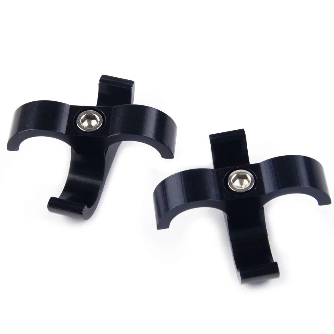Braided AN10 Separator Clamp 4x Alloy Blue/Black