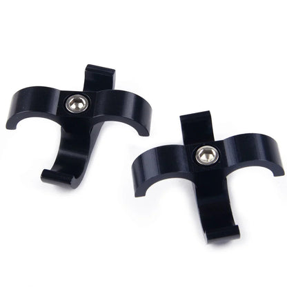 Braided AN10 Separator Clamp 4x Alloy Blue/Black