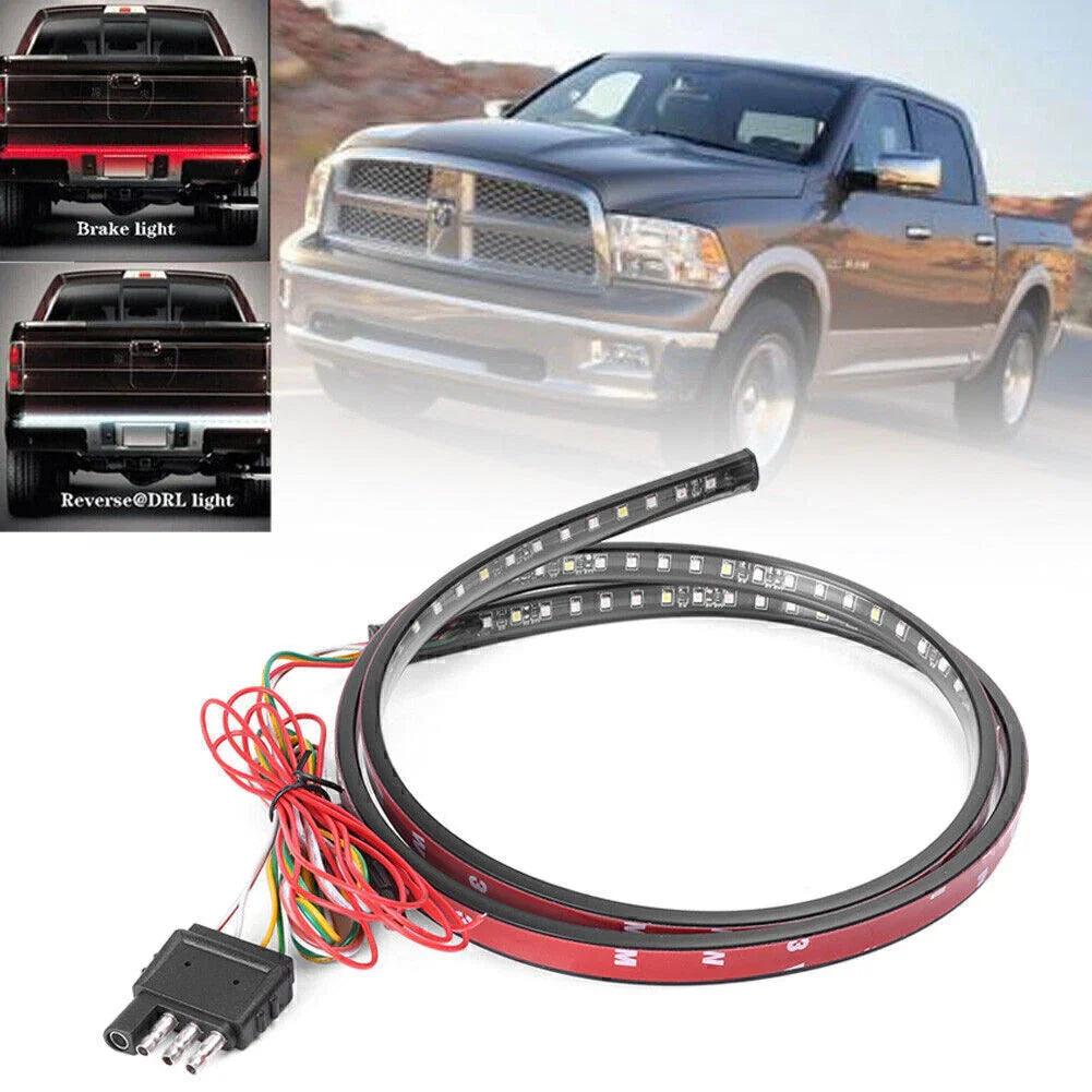 LED Strobe Tailgate Brake Signal Light Strip for Pickup Truck