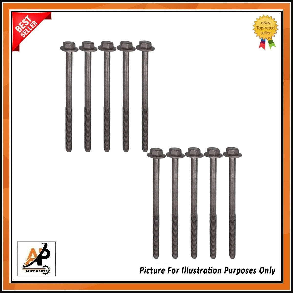 Engine Head Bolts Replacement Set for Opel Astra Insignia CDTI (2010–2019)
