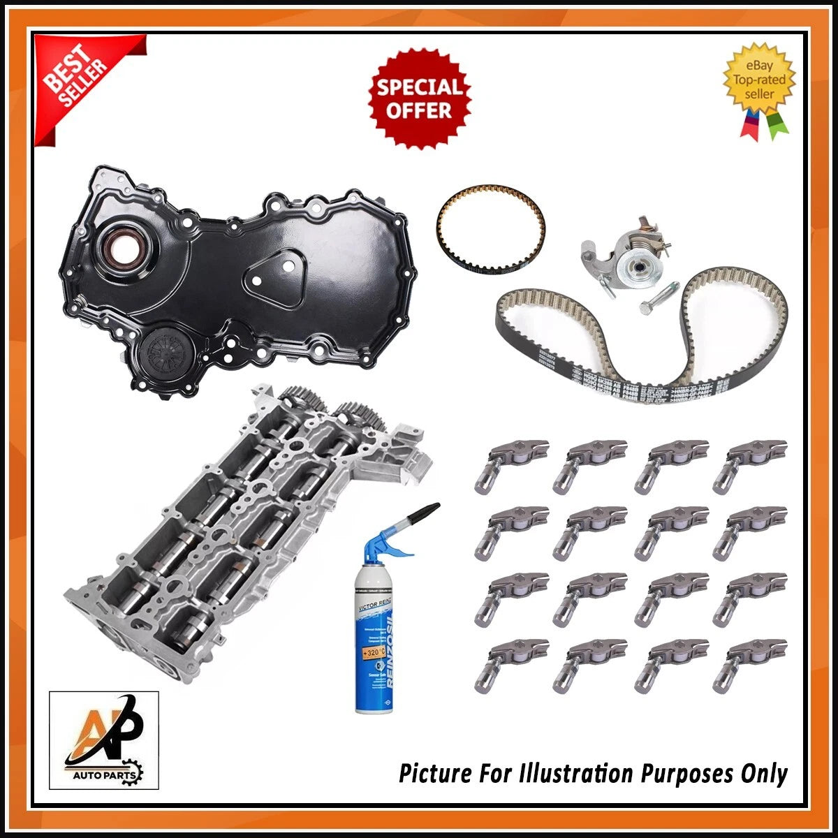 Camshaft Housing Kit Replacement for Ford 2.0 EcoBlue YLF6 (2017–2023)