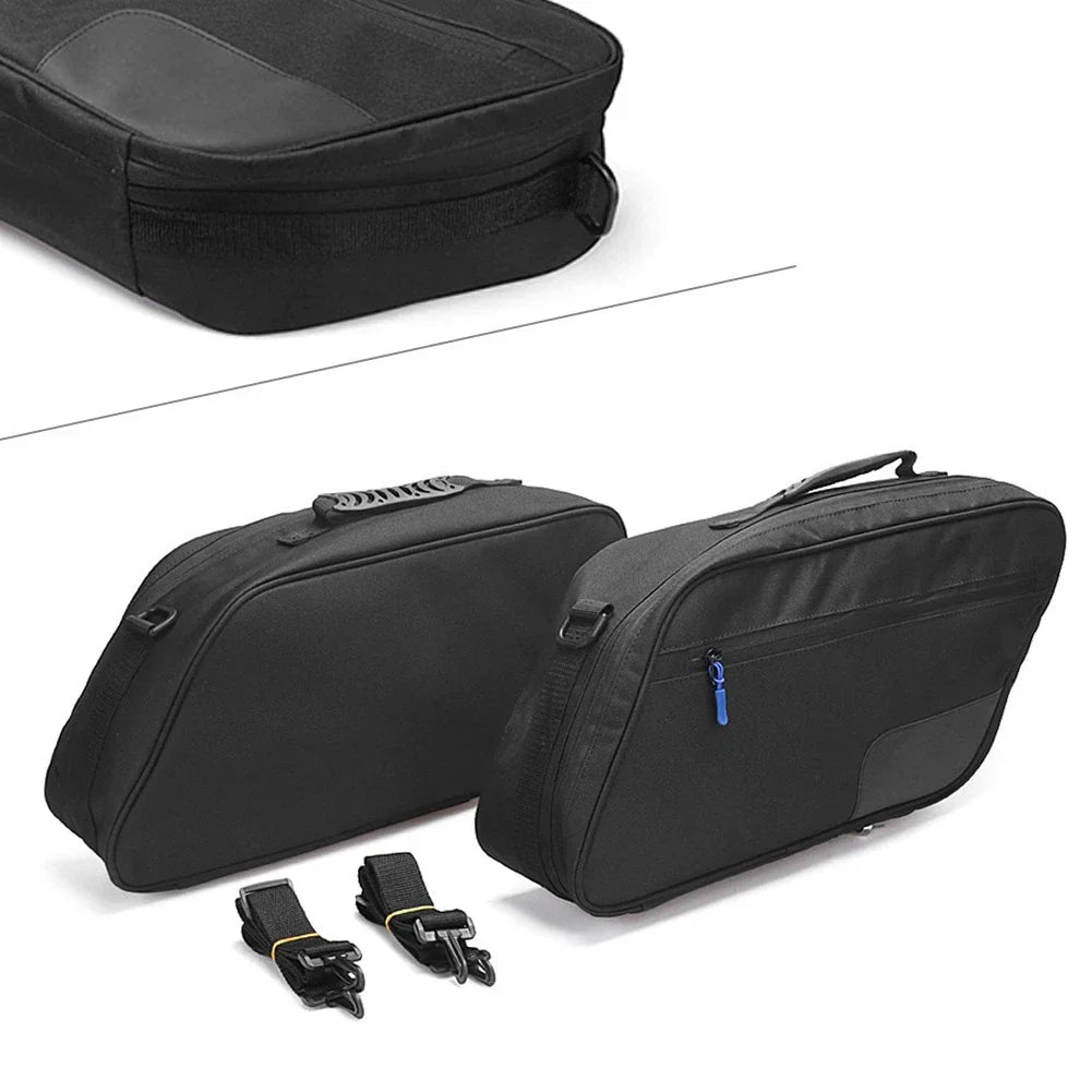 Black Side Luggage Saddle Bags for BMW R18 B Transcontinental K1600B