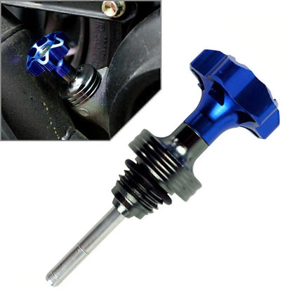 CNC Aluminum Blue Engine Oil Dipstick for 125cc ATV
