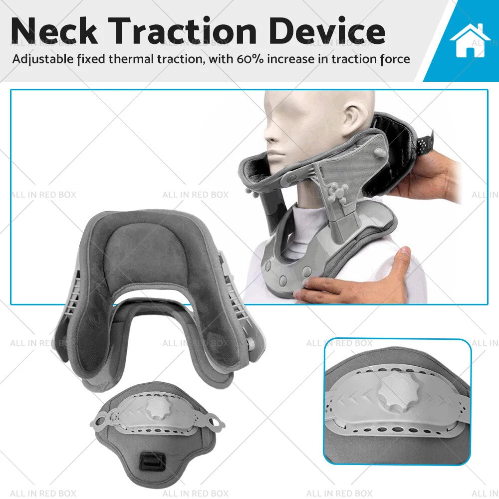 Cervical Neck Traction Device Brace Collar Stretcher Pain Relief Therapy