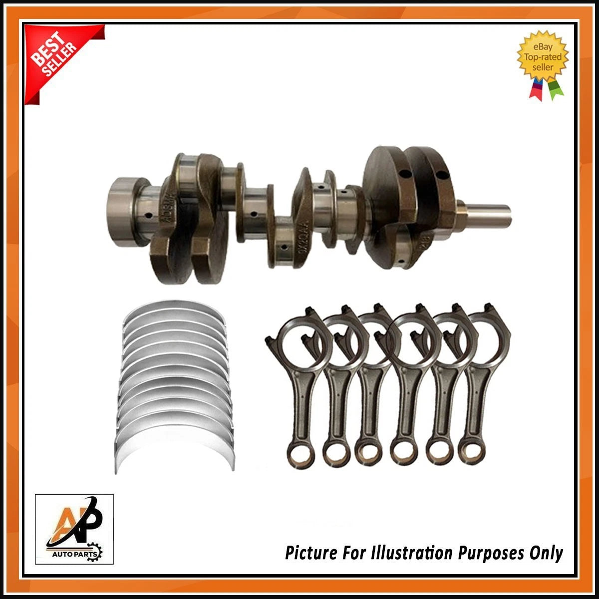 Crankshaft Bearing and Connecting Rod Set for Range Rover 3.0 Diesel (2005–2012)