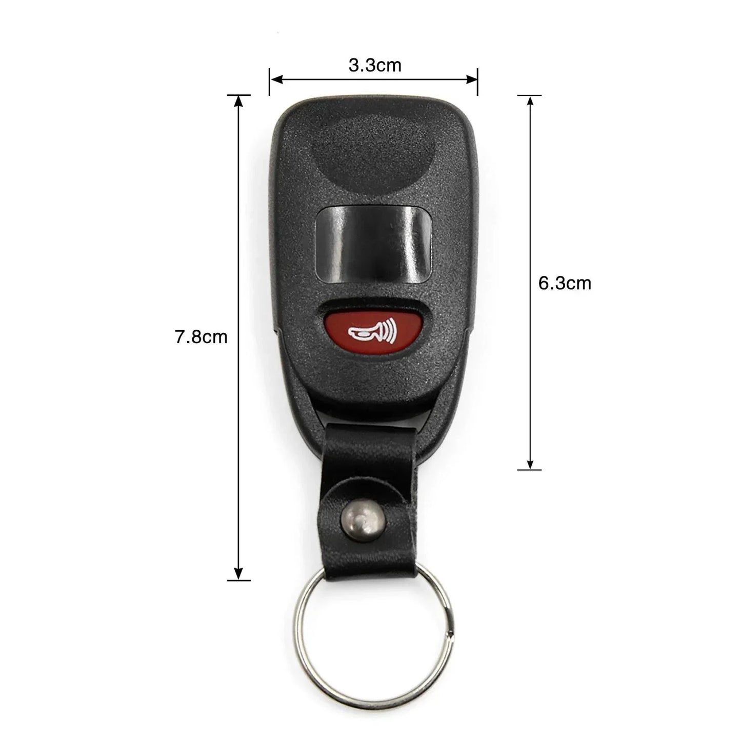 Car Key Fob Shell Case for Hyundai Elantra Sonata 4 Button (2011-2020)
