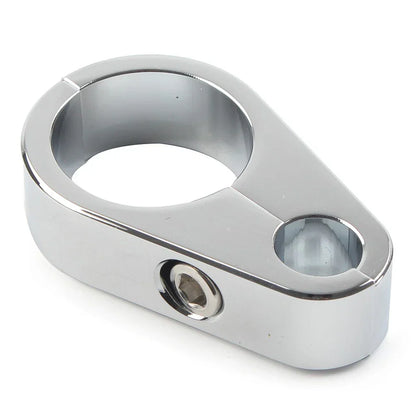 1" Brake Clutch Cable Clamp for Harley-Davidson Motorcycle Chrome
