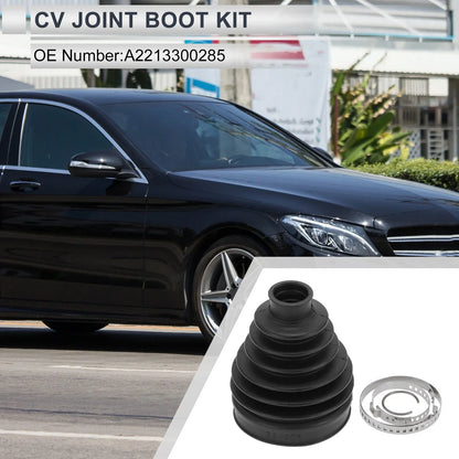 Inner CV Joint Boot Kit for Mercedes-Benz C300 (2008-2014) - 2 x Clamps