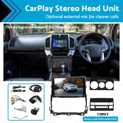CarPlay Stereo Head Unit for Toyota Prado (2002-2009) Android 13 GPS 4+64G