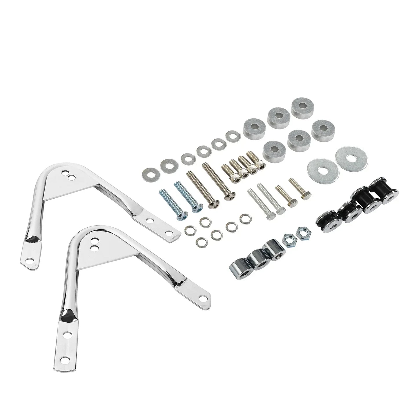 2x Luggage Rack Rear Docking Hardware Kit for Harley Electra Glide (97-08)