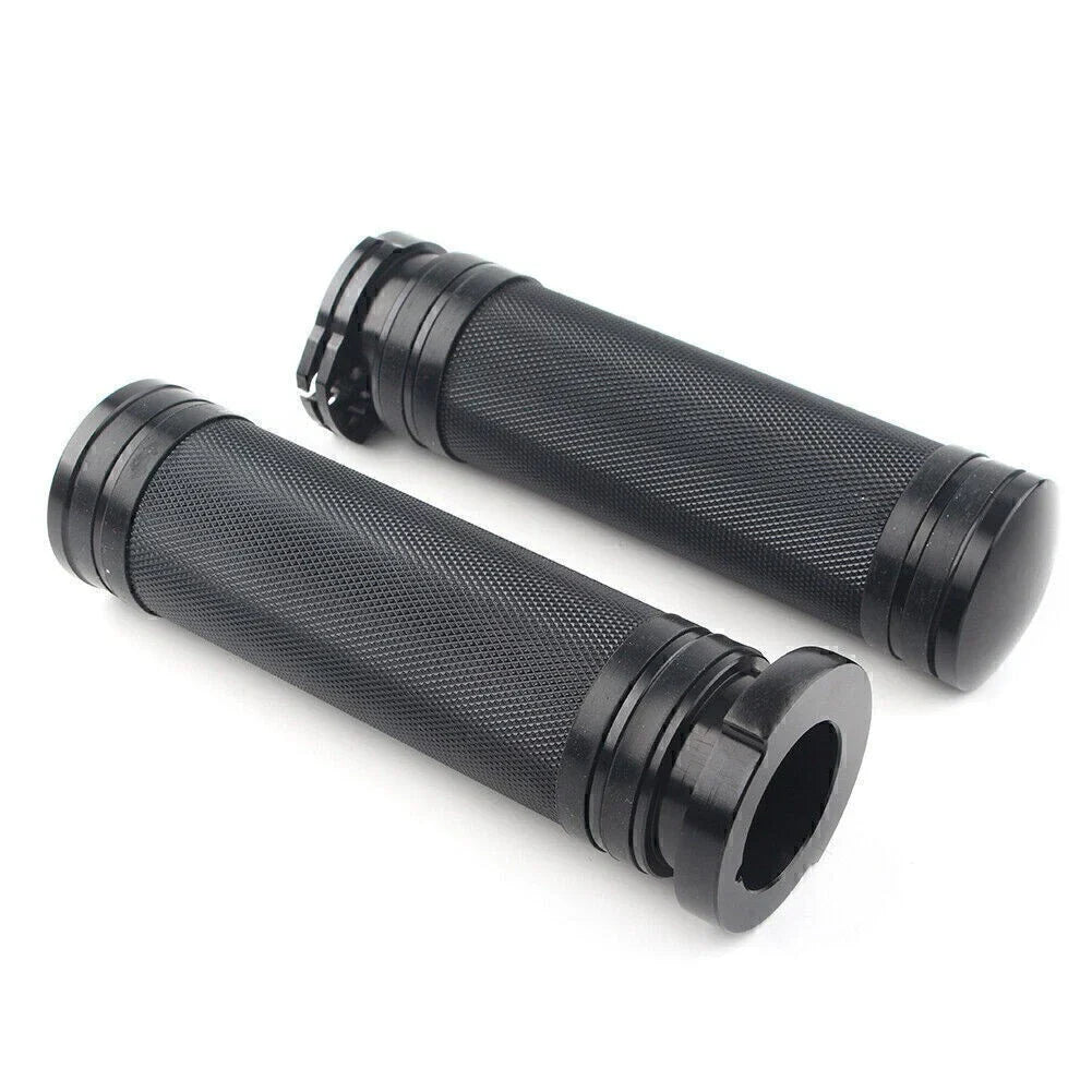 Black Handlebar Handgrip for Harley Sportster Dyna Softail Touring