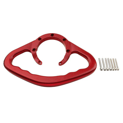 CNC Red Hand Grip Tank Grab Bar Handles for Honda Motorcycle