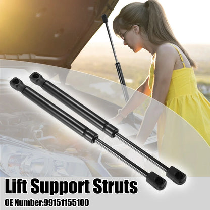 2 x Front Hood Lift Support Gas Struts for Porsche 911 (2012-2017)