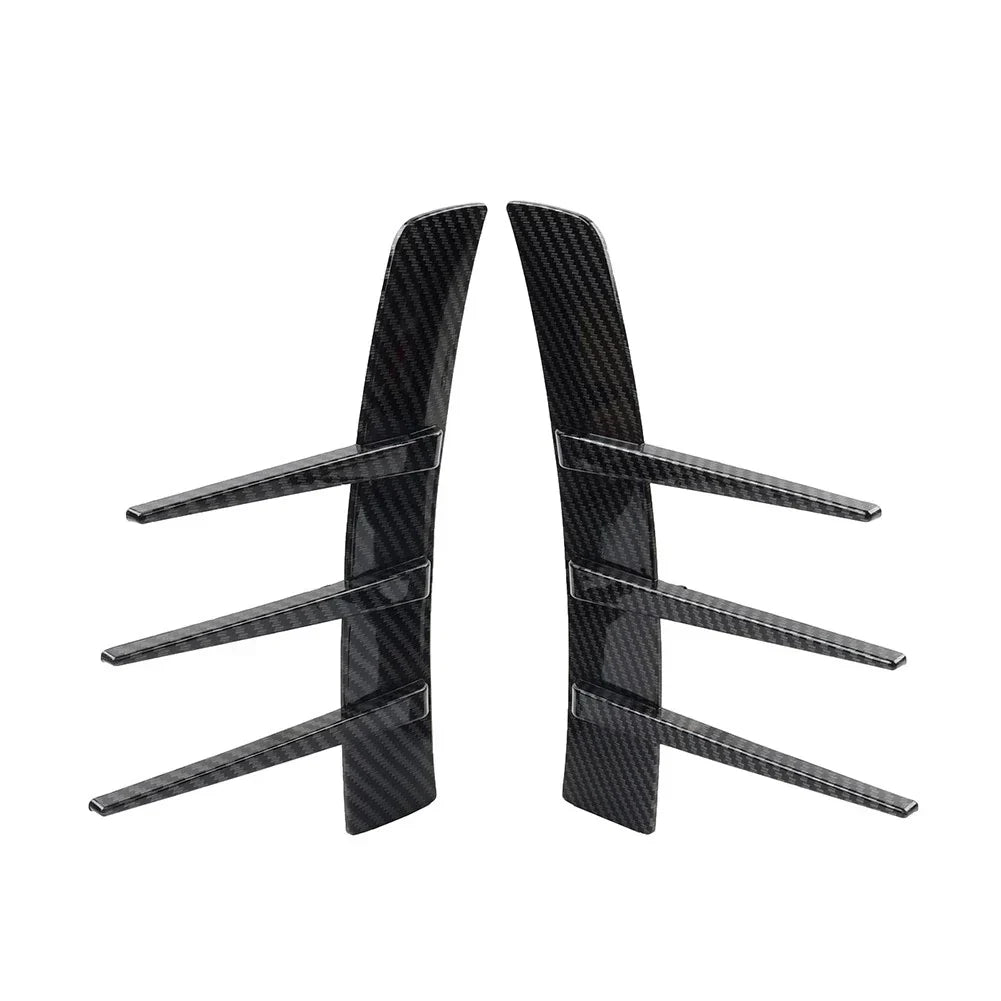 Carbon Black Front Rear Side Fender Vents for Universal Cars