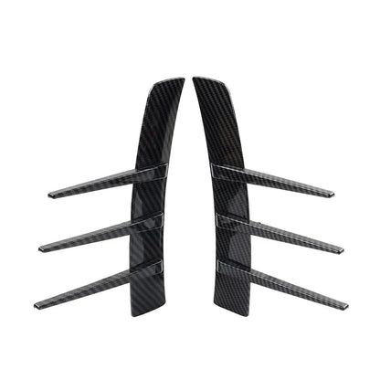 Carbon Black Front Rear Side Fender Vents for Universal Cars