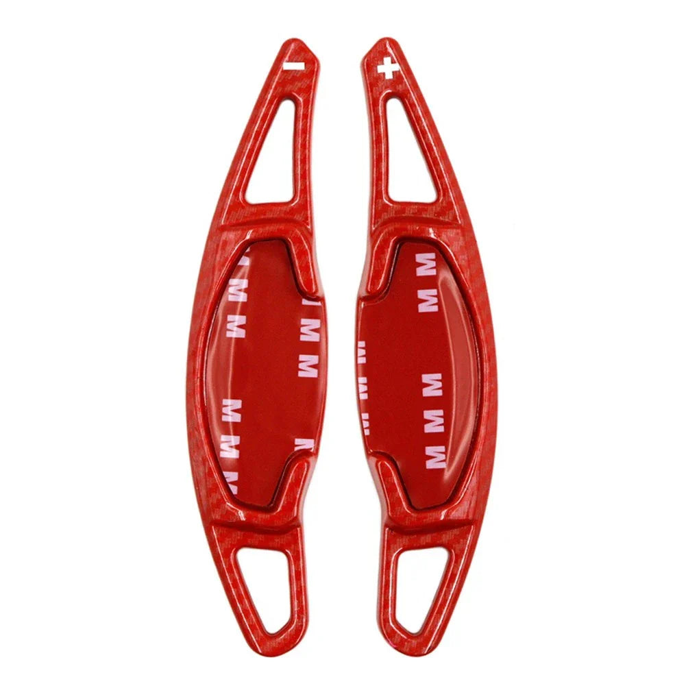 Red Steering Wheel Shift Paddle Shifter Extension for Honda Civic (2022-2023)