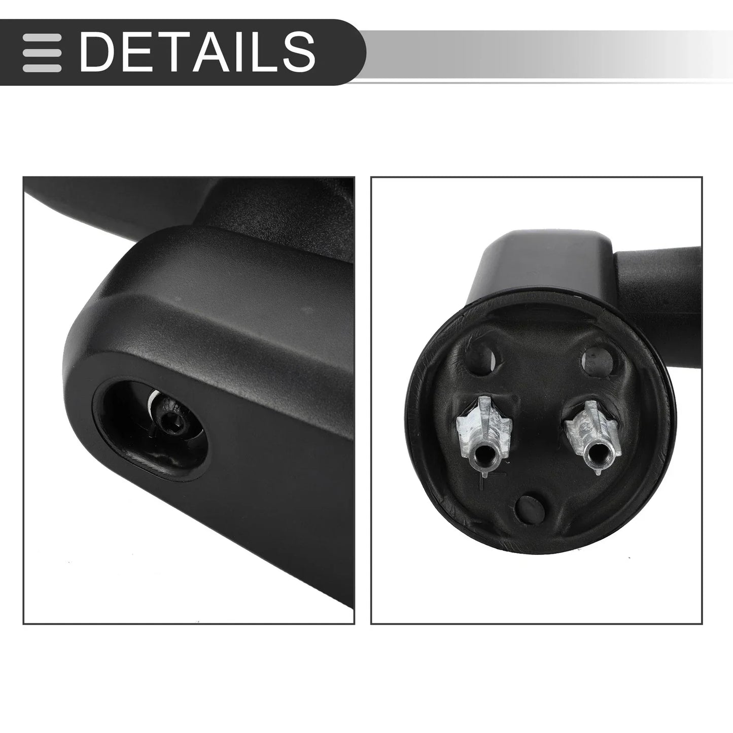 Tow Mirrors for Jeep Wrangler 2007-2017 (2 x No.55077967AB/55077966AB)