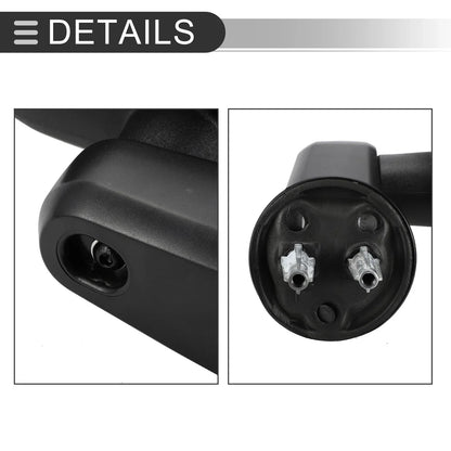 Tow Mirrors for Jeep Wrangler 2007-2017 (2 x No.55077967AB/55077966AB)