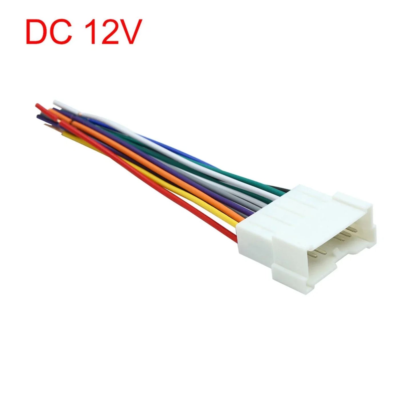 12V 16 Pin Car Female DVD Radio Wire Harness Adapter for Hyundai