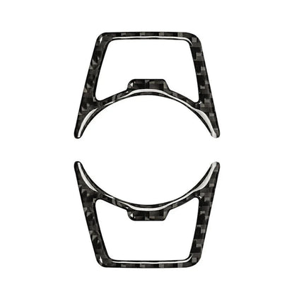 Carbon Fiber Headlight Switch Trim Sticker for Ford F150, Mustang, Explorer (2014-2023)